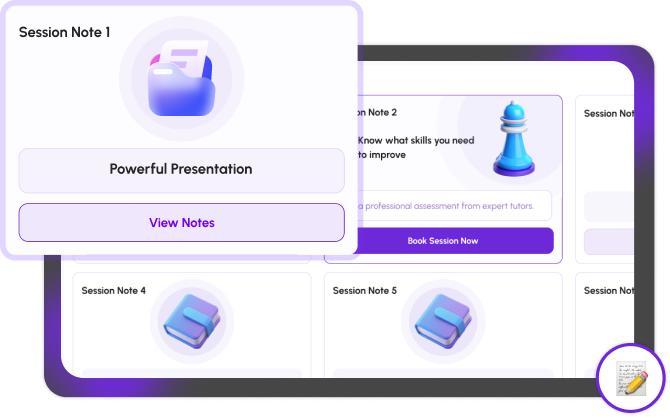 Customised sessions Notes